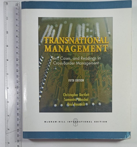 Transnational Management, 5° Edicion