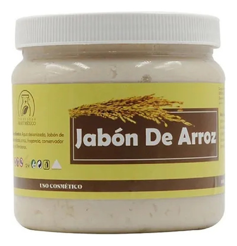 Jabon De Arroz Exfoliante Y Aclarante