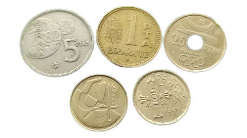 Pesetas España Monedas Conmemorativas De Colección Lote 2 
