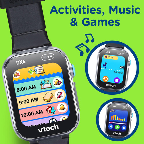 Reloj Inteligente Vtech Kidizoom Dx4 Con 2 Cámaras, Reproduc