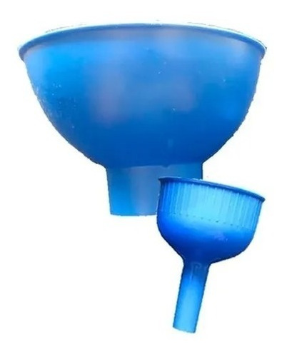 Imagen 1 de 5 de Embudo Plastico Enfrascador Con Adaptador Para Liquidos