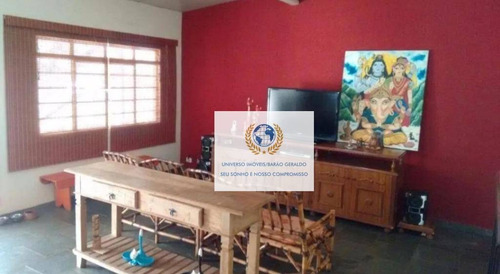 Chácara Com 5 Dormitórios À Venda, 1800 M² Por R$ 910.000,00 - Barão Geraldo - Campinas/sp - Ch0085