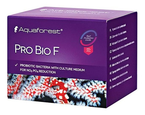 Aquaforest Pro Bio F 25ml Reduz Nitrato E Fosfato