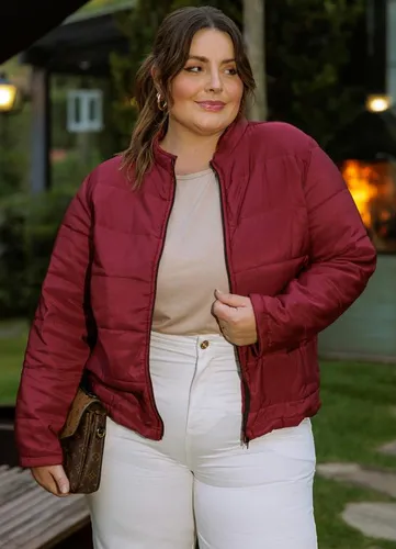 Jaqueta Corta Chuva Vento Corrida Academia Puffer Plus Size