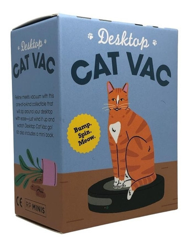 Desktop Cat Vac, De Brenna Dinon. Serie Running Press, Vol. 1. Editorial Rp Minis, Tapa Blanda En Inglés, 2022