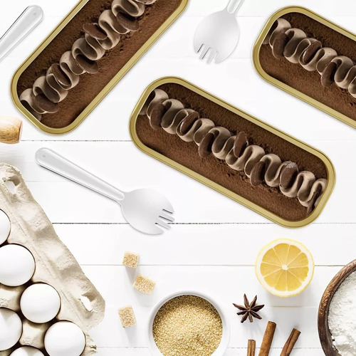 Moldes Para Tartas Con Tapas Y Cucharas De 200 Ml