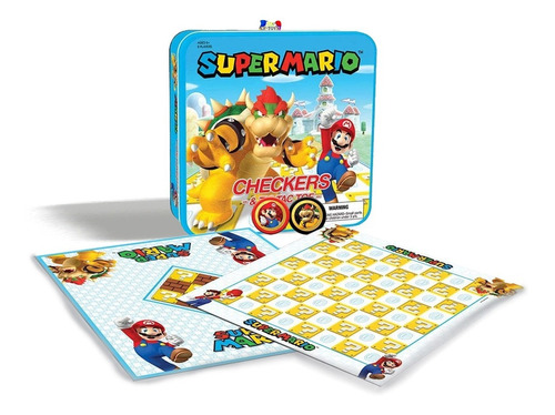 Super Mario Bros  Juego De Mesa Damas Y Gato Usaopoly Cf