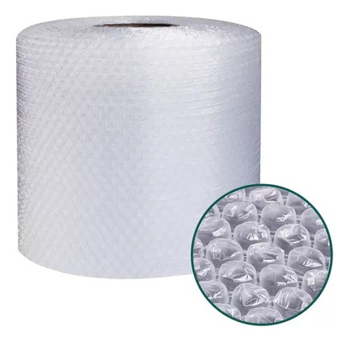 Rollo De Hule Burbuja 60.5mts X 40cm Poliburbuja Grande 1/2