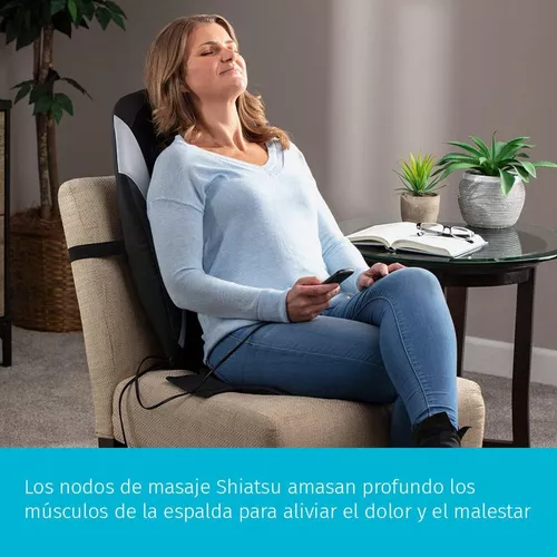 Asiento Masajeador Shiatsu Espalda Completa con calor e i