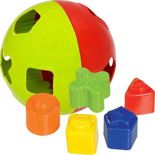 Imagem 1 de 1 de Brinquedo Educativo Encaixe Bebê Bola Didática Baby Ball