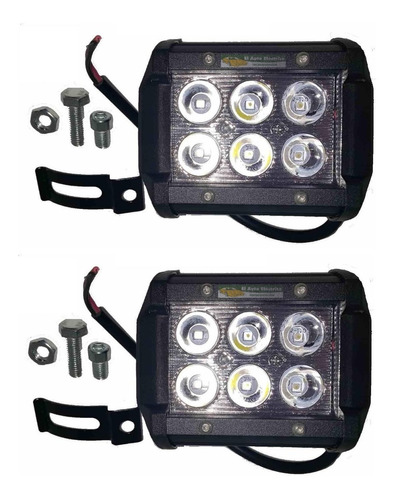 Par Faros Barra Led Cree 18w 800 Lum Utv Jeep 4x4 Spot