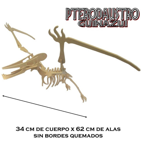 Imagen 4 de 9 de Coleccion Comp. 8 Dinosaurios Argentinos P/ Armar 3d Madera