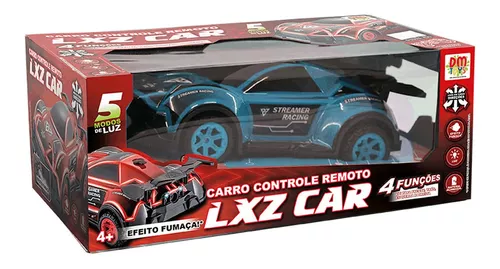 Carro Controle Remoto LXZ Car Efeito Fumaça C/4 Função E Luz