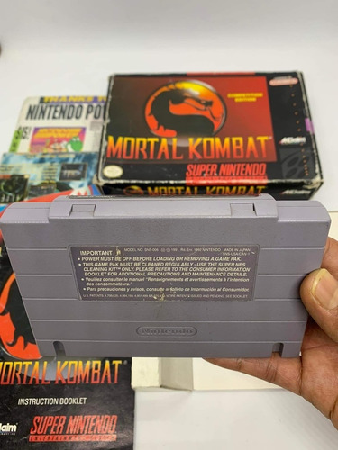 Mortal Kombat Snes/ Juego Completo/ Mortal Super Nintendo (Usado)