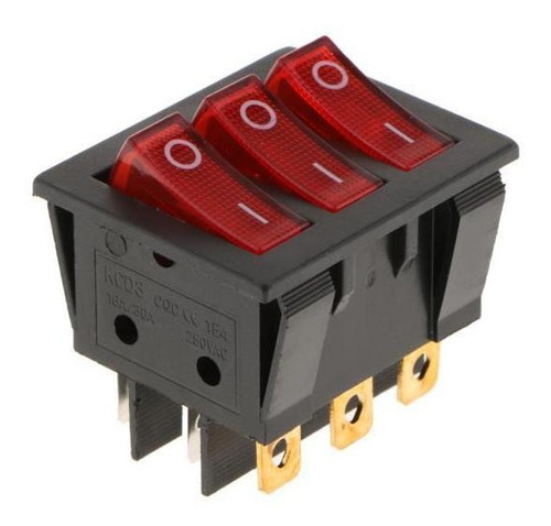 2 Interruptor De 9 Pines, Kcd3, 16a/30a 250v