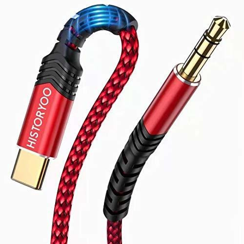 Usb C A 3 5mm Aux Cable 2 Paquete Usb Tipo C A 3 5mm Ca...