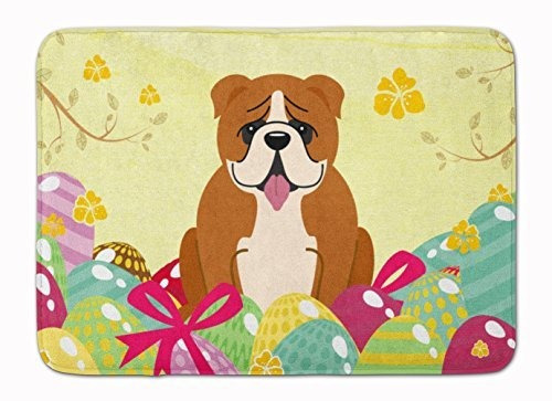 Caroline's Treasures Bb6120rug Huevos De Pascua Bulldog Ingl