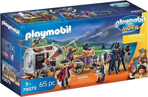 Playmobil Charlie Con Carro De Prision 70073