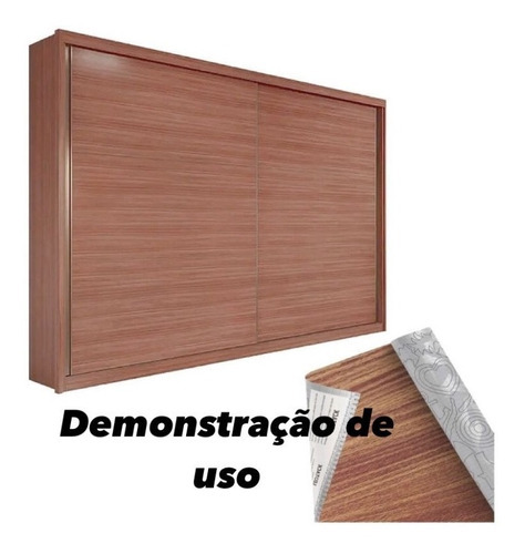 Plástico Adesivo Rolo 10m Envelopamento Móveis Lavável Preto