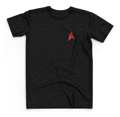 Remera Bordada Personalizada Algodón Unisex Startrek Capitán