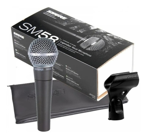 Micrófono Shure Sm Sm58 Dinámico Cardioide Para Voces