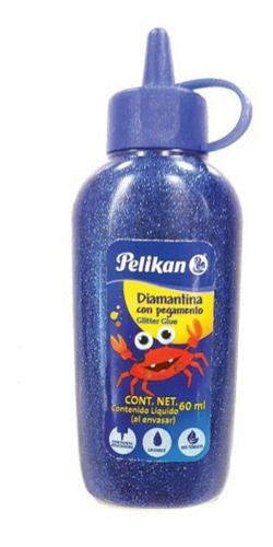 Pegamento Diamantina 60ml V/colores Pelikan Pack C/20 Pzas