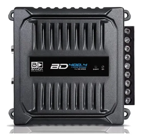 comprar Modulo Amplificador 400.4 Preto 400wrms 4 Canais 2.4 D Banda
