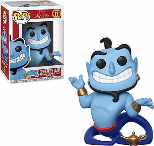 Funko 35757 Pop! Disney: Aladdingenie Con Lámpara, Multicolo