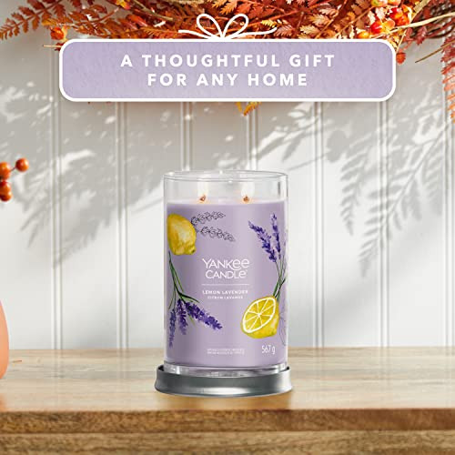 Vela Grande De Dos Mechas Yankee Candle De Limón Lavanda | V