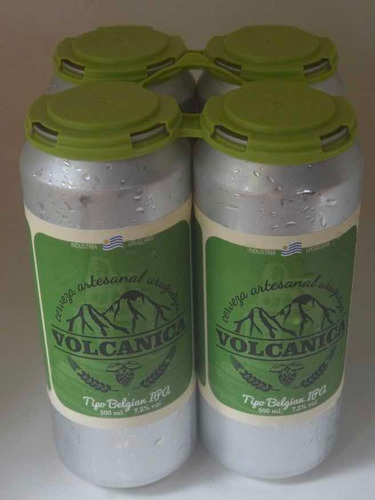Cerveza Volcanica Lata Packs 4 Unidades