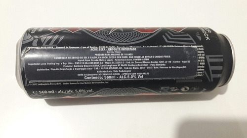 Lata Cerveja Ac/dc Original Lacrada Antiga! (Usado)