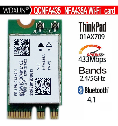 Tarjeta Wifi Lenovo S145 15ast Bluetooth Fru 01ax709 