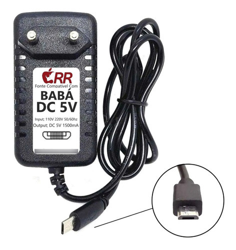 Fonte Para Babá Eletronica Motorola 853 E 854 Voltagem 110v/220v