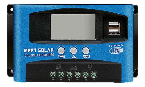 Coldwind 30a-100a Mppt Controlador Carga Solar Pantalla Lcd