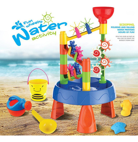 Mesa De Juegos De Arena Y Agua Para Niños, Playa Infantil