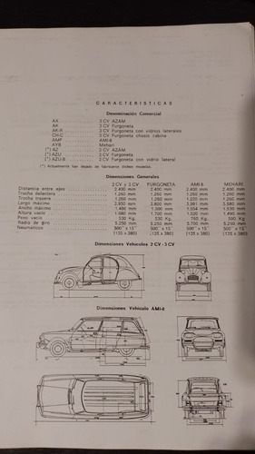 Manual De Citroën 2cv 3cv Amf Servicio Mecánico -formato Pdf