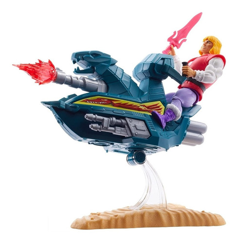 Masters Of The Universe Origins Jet Sled Y Príncipe Adam