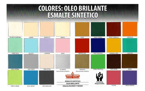 Esmalte Sintetico Brillante Marbella 236ml Colores