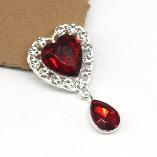 10 Piezas De Adornos De Botones De Diamantes De Imitación