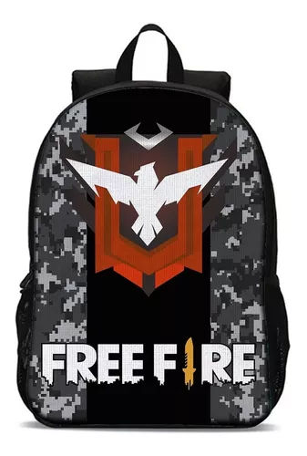 Mochila Escolar Masculino Feminino Free Fire Volta Às Aulas