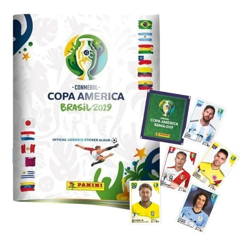 Album Copa America Brasil 2019 Original + 5 Sobres 