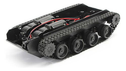 Kit De Chassi De Carro Yl Smart Robot Rubber Track Tank