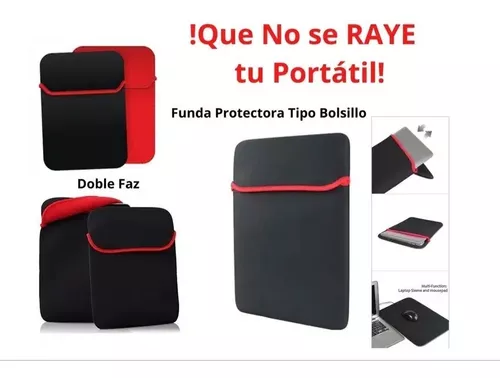 Funda Portátil 14 Pulgadas Neopreno Doble Faz Protege Laptop