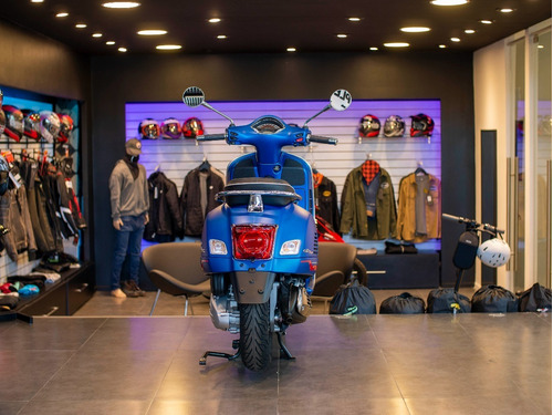 Imagen 6 de 25 de Vespa Gts 300 Super Sport Azul Mate Entrega Inmediata