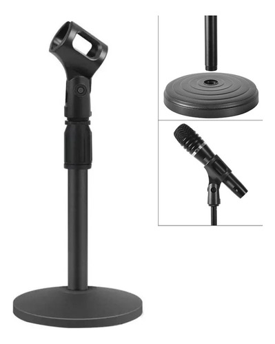 Suporte Microfone De Mesa Estúdio Live Youtuber Para Podcast