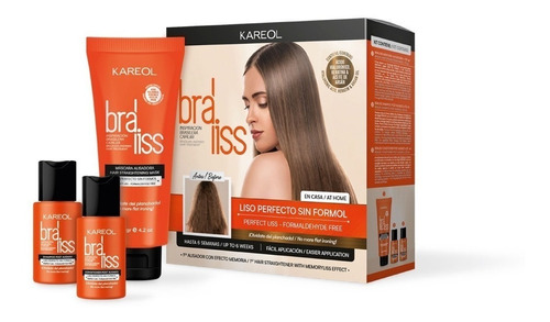 Alisado Brasilero Con Kareol Crema Laceado Para Cabello Prof