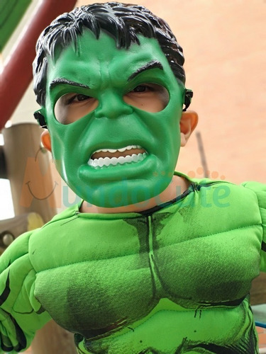 Imagen 1 de 3 de Disfraz Hulk Niño Disfraces Super Heroes Avengers Disfraces