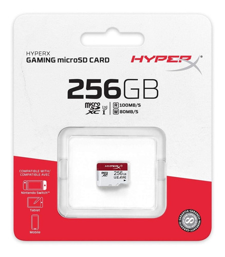 Memoria Microsd 256 Gb Nintendo Switch Hxsdc/256gb Hyperx