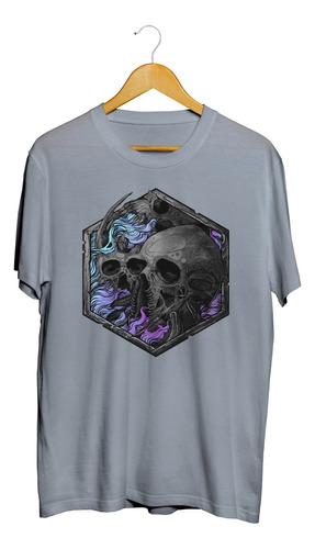 Playera Skull Craneo Calavera Diseño 809 Playeras Beloma