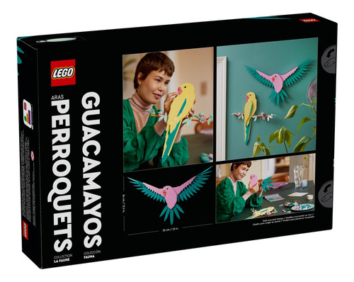Lego Art 31211 Colección Fauna: Guacamayos